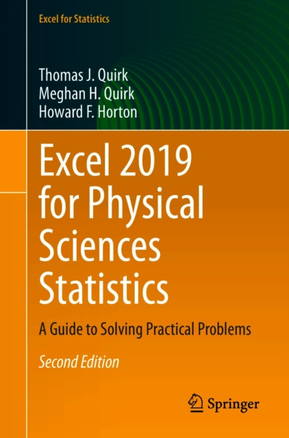 E-book Excel 2019 for Physical Sciences Statistics Thomas J. Quirk