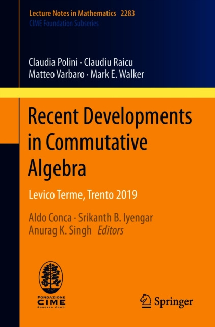 E-knjiga Recent Developments in Commutative Algebra Claudia Polini