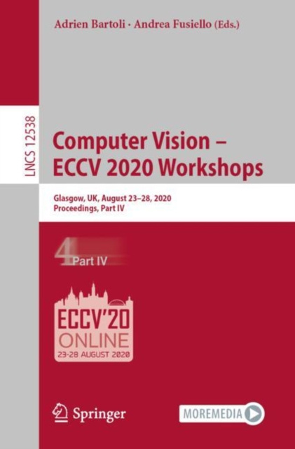E-book Computer Vision - ECCV 2020 Workshops Adrien Bartoli