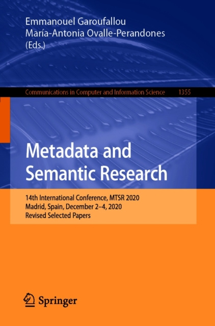 E-kniha Metadata and Semantic Research Emmanouel Garoufallou