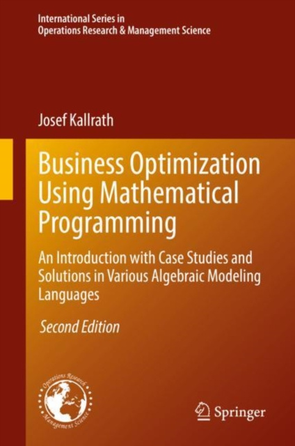 E-knjiga Business Optimization Using Mathematical Programming Josef Kallrath