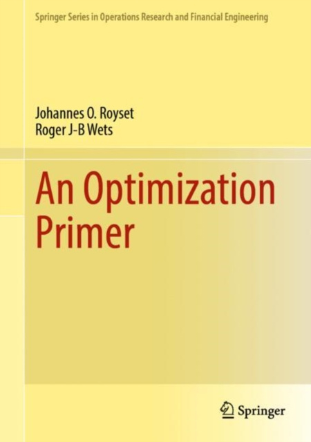 E-knjiga Optimization Primer Johannes O. Royset