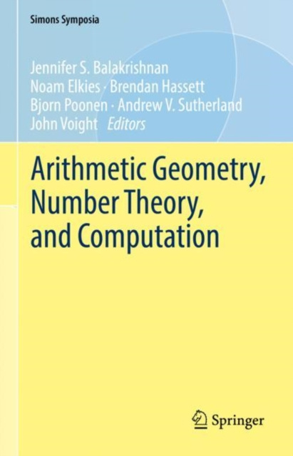 E-knjiga Arithmetic Geometry, Number Theory, and Computation Jennifer S. Balakrishnan