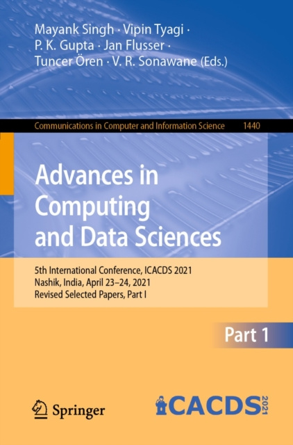 E-book Advances in Computing and Data Sciences Mayank Singh