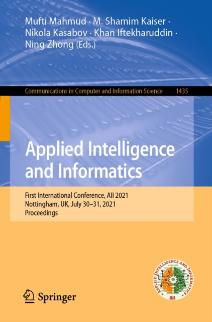 E-kniha Applied Intelligence and Informatics Mufti Mahmud