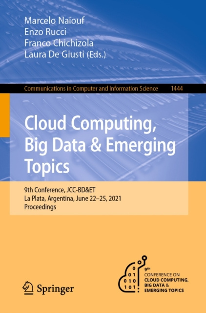 E-knjiga Cloud Computing, Big Data & Emerging Topics Marcelo Naiouf