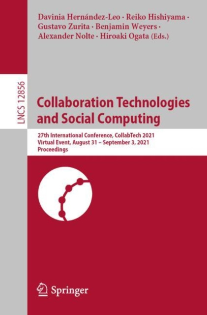 E-knjiga Collaboration Technologies and Social Computing Davinia Hernandez-Leo