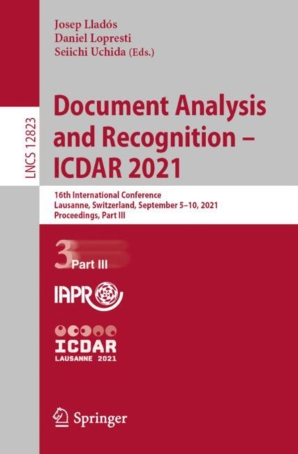 E-kniha Document Analysis and Recognition - ICDAR 2021 Josep Llados