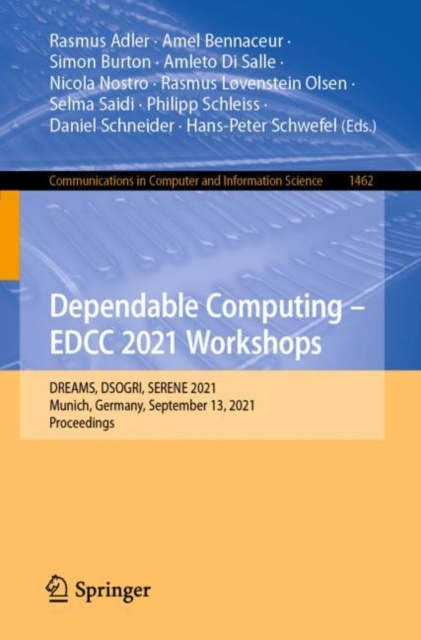 E-book Dependable Computing - EDCC 2021 Workshops Rasmus Adler