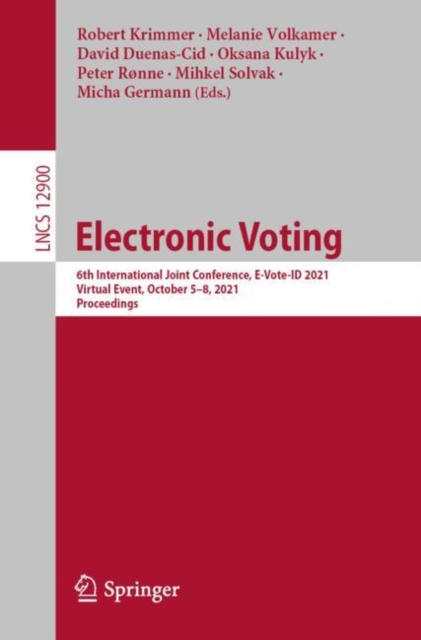 ebook Electronic Voting Robert Krimmer