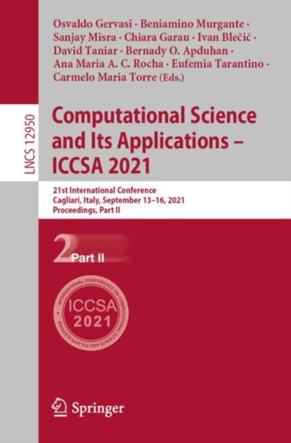 E-kniha Computational Science and Its Applications - ICCSA 2021 Osvaldo Gervasi