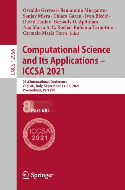 E-book Computational Science and Its Applications - ICCSA 2021 Osvaldo Gervasi