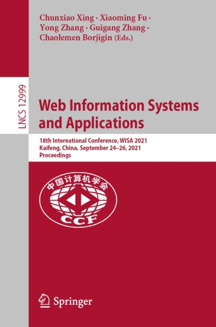 E-kniha Web Information Systems and Applications Chunxiao Xing