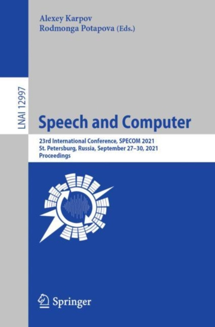 E-book Speech and Computer Alexey Karpov