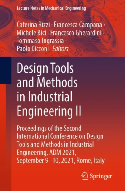 E-book Design Tools and Methods in Industrial Engineering II Caterina Rizzi