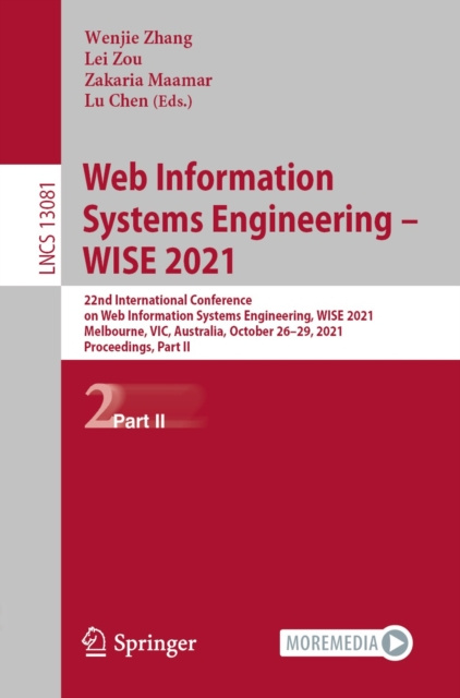 E-book Web Information Systems Engineering - WISE 2021 Wenjie Zhang