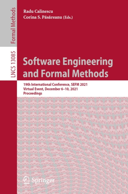 E-book Software Engineering and Formal Methods Radu Calinescu