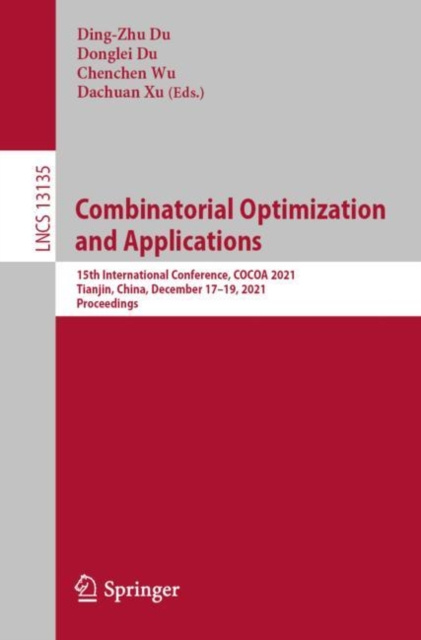 E-book Combinatorial Optimization and Applications Ding-Zhu Du