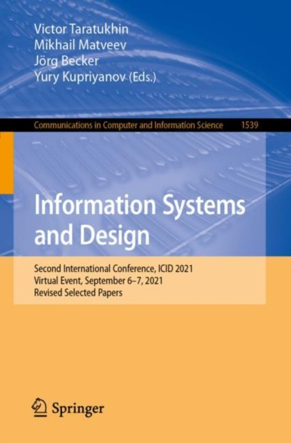 E-book Information Systems and Design Victor Taratukhin