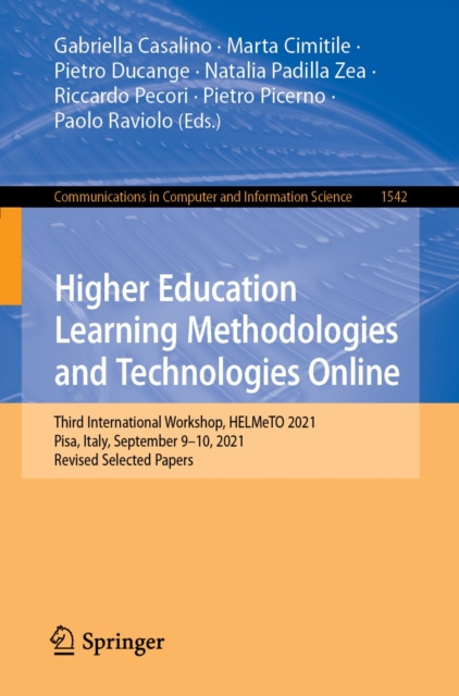 E-knjiga Higher Education Learning Methodologies and Technologies Online Gabriella Casalino