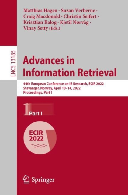 E-kniha Advances in Information Retrieval Matthias Hagen