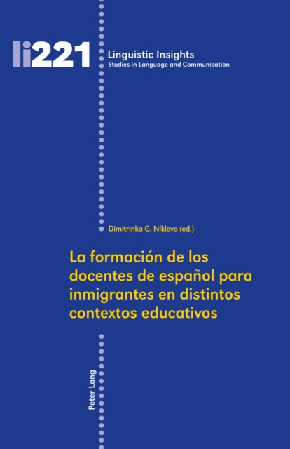 E-kniha La formacion de los docentes de espanol para inmigrantes en distintos contextos educativos Nikleva Dimitrinka Georgieva Nikleva