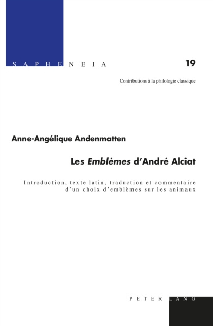 E-kniha Les  Emblemes  d'Andre Alciat Andenmatten Anne-Angelique Andenmatten