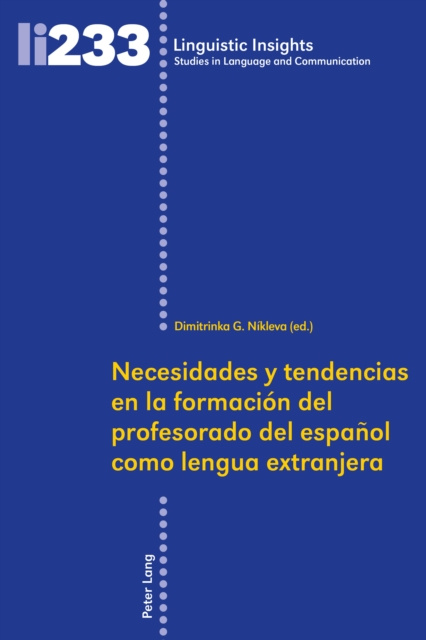 E-kniha Necesidades y tendencias en la formacion del profesorado de espanol como lengua extranjera Nikleva Dimitrinka Georgieva Nikleva