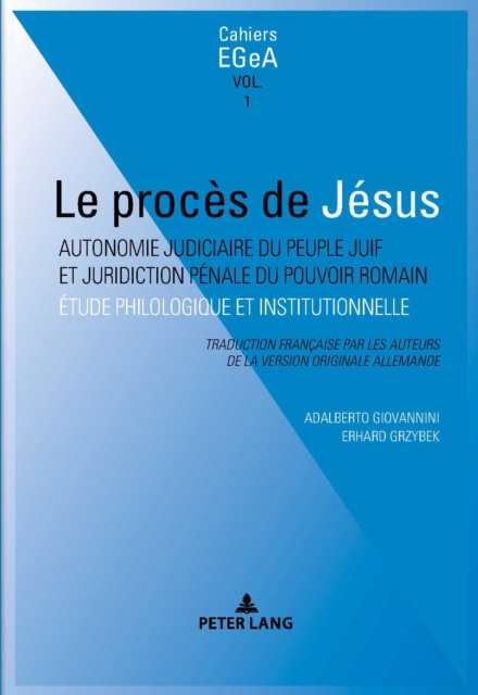 E-kniha Le proces de Jesus Giovannini Adalberto Giovannini