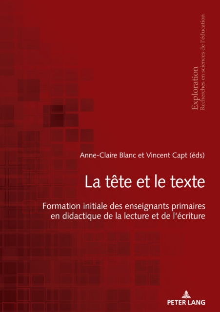 E-kniha La tete et le texte Blanc Anne-Claire Blanc