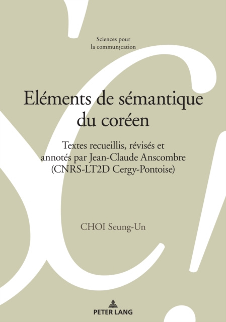 E-knjiga Elements de semantique du coreen Choi Seung-Un Choi
