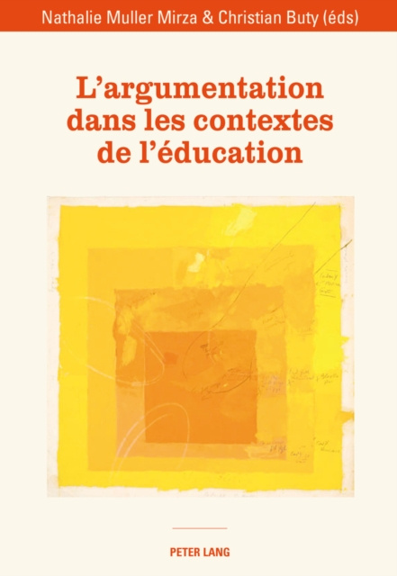 E-kniha L'argumentation dans les contextes de l'education Muller Mirza Nathalie Muller Mirza