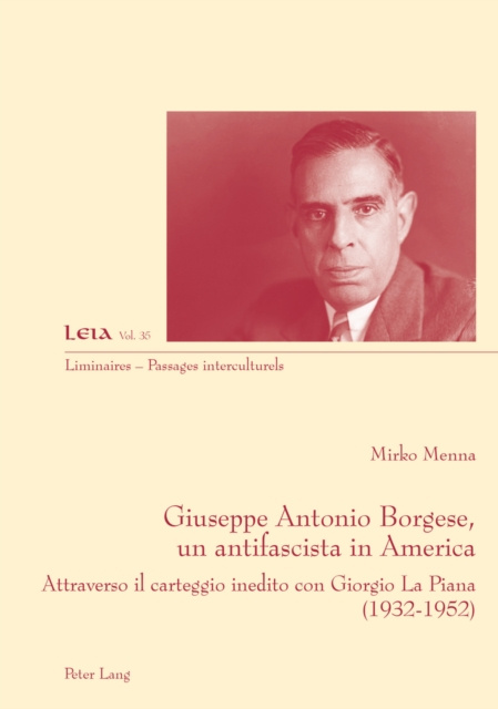 E-book Giuseppe Antonio Borgese, un antifascista in America Menna Mirko Menna