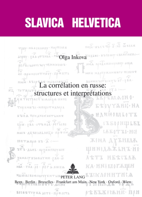 E-kniha La correlation en russe : structures et interpretations Inkova Olga Inkova