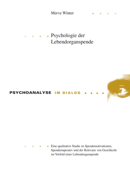 E-kniha Psychologie der Lebendorganspende Winter Merve Winter