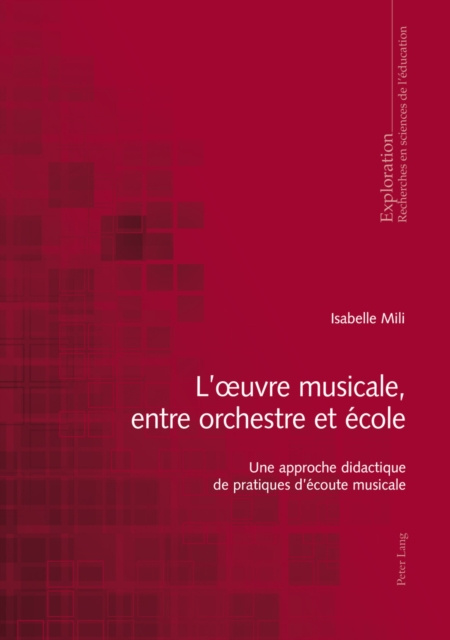 E-Book L'A uvre musicale, entre orchestre et ecole Mili Isabelle Mili