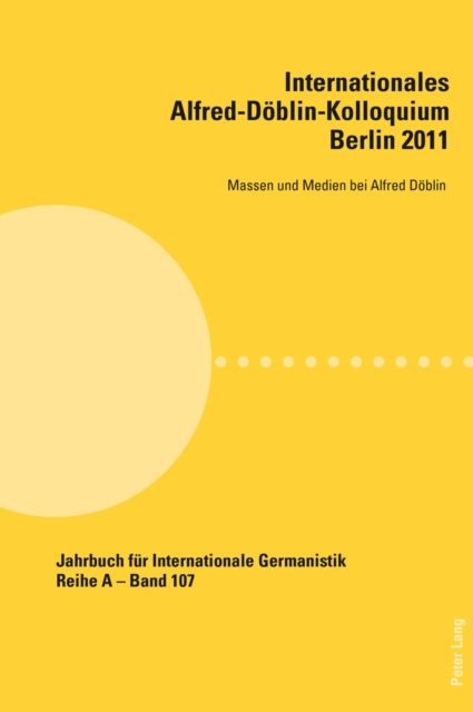 E-kniha Internationales Alfred-Doeblin-Kolloquium- Berlin 2011 Keppler-Tasaki Stefan Keppler-Tasaki