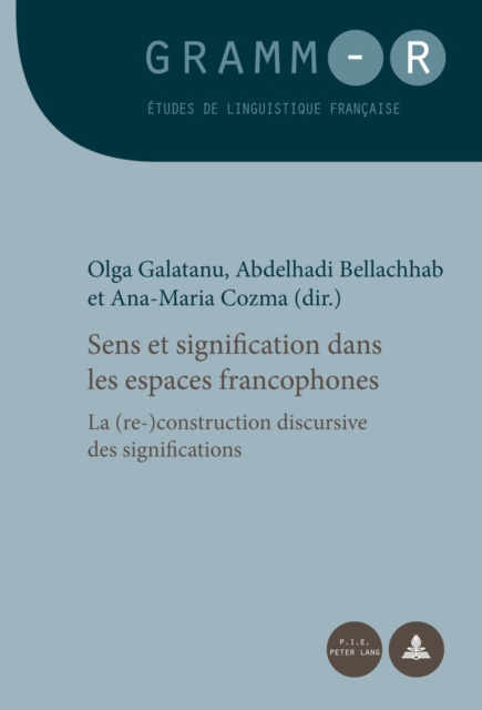 E-kniha Sens et signification dans les espaces francophones Galatanu Olga Galatanu