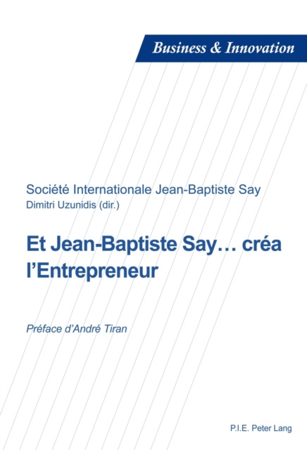 E-kniha Et Jean-Baptiste Say... crea l'Entrepreneur Societe Internationale Jean-Baptiste Say