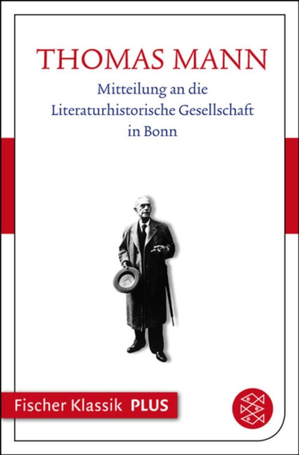 E-kniha Mitteilung an die Literaturhistorische Gesellschaft in Bonn Thomas Mann