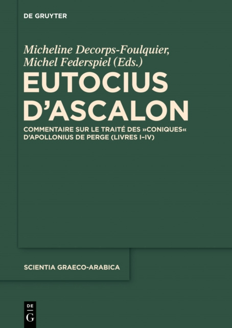 E-book Eutocius d'Ascalon Micheline Decorps-Foulquier