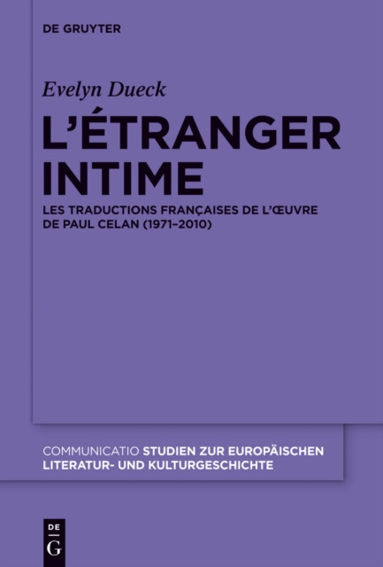 E-book L'etranger intime Evelyn Dueck