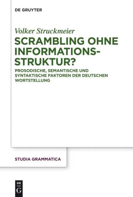 E-kniha Scrambling ohne Informationsstruktur? Volker Struckmeier