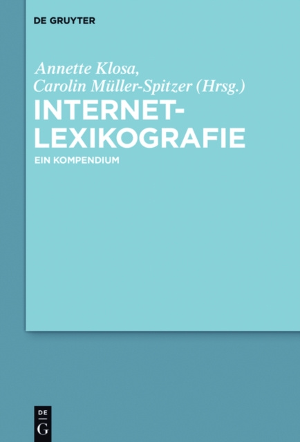 E-book Internetlexikografie Annette Klosa