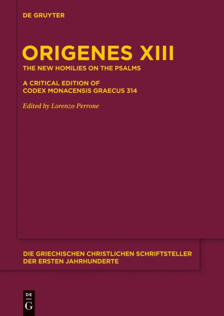 E-kniha Die neuen Psalmenhomilien Origenes