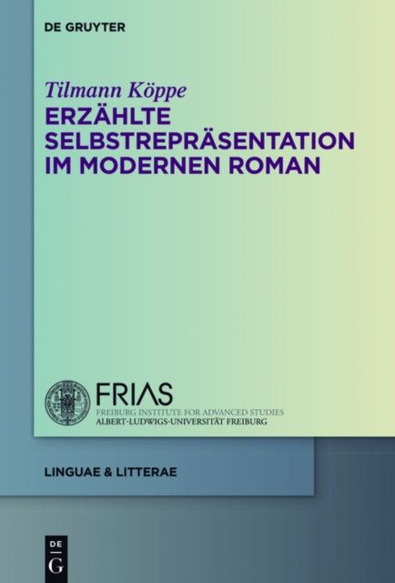 Libro elettronico Erzahlte Selbstreprasentation im modernen Roman Tilmann Koppe