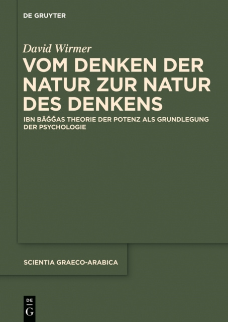 E-book Vom Denken der Natur zur Natur des Denkens David Wirmer