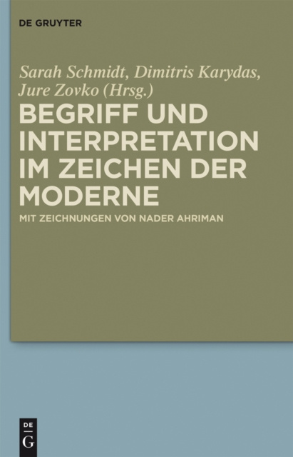E-kniha Begriff und Interpretation im Zeichen der Moderne Sarah Schmidt