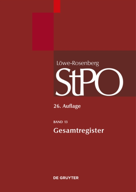 E-book Gesamtregister Thomas Vetter