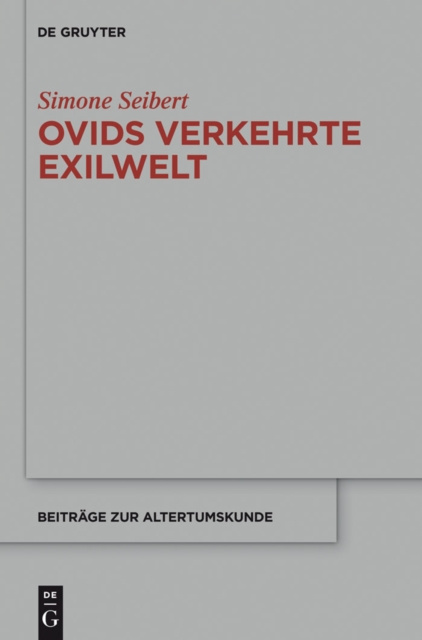 E-knjiga Ovids verkehrte Exilwelt Simone Seibert